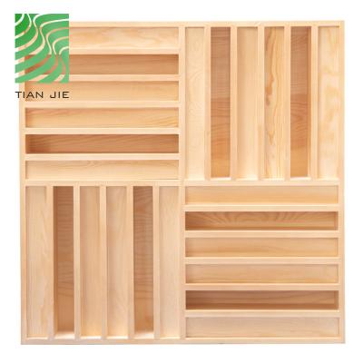 China Modern Wooden Sound Proof Sound Proof Solid Wood Acoustic Diffuser Panel Horizon for sale