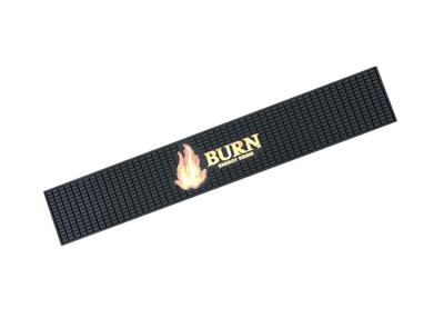 China Black Anti Slip Beer Soft PVC Bar Mat Pantone Color No Odor Non Fading for sale