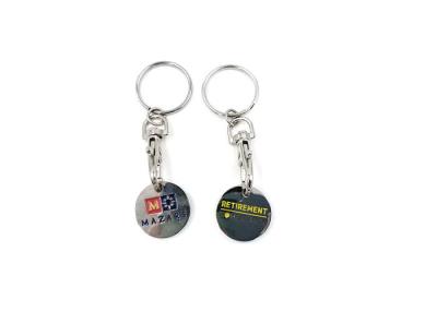 China Double Side Personalized Metal Keychains Eco - Friendly Material Fashion And Durable for sale
