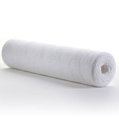China 1 5 10 20 50 100 Micron PP Yarn Cotton Filter Cartridges String Wound Filter Element 1 KG Weight for OEM for sale