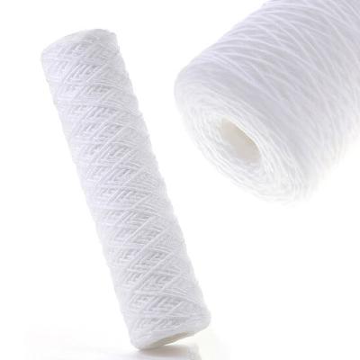 China Glass Fiber String Wound Sediment Filter Cartridge for Microelectronic Filtration 20 inch for sale