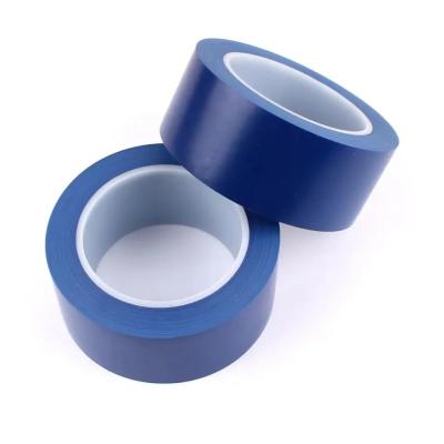 China Single Color Safety Warehouse Floor Tape PVC Floor Warning Vinyl Floor Tape PE Core for sale