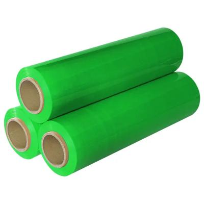 China Película biodegradable industrial coloreada manual de envoltorio de estiramiento del PE para el abrigo de la plataforma en venta