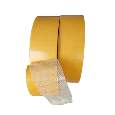 China Fabric Cloth Double Sided Tape Premier Carpet Rug Sticky Tape Strong Adhesive for sale
