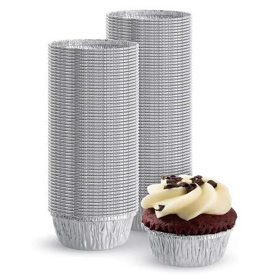 China Redondo para llevar las tazas disponibles de los moldes de los envases de comida 130ml del papel de aluminio en venta