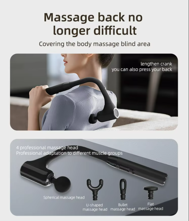 Massage hammer technical specifications diagram