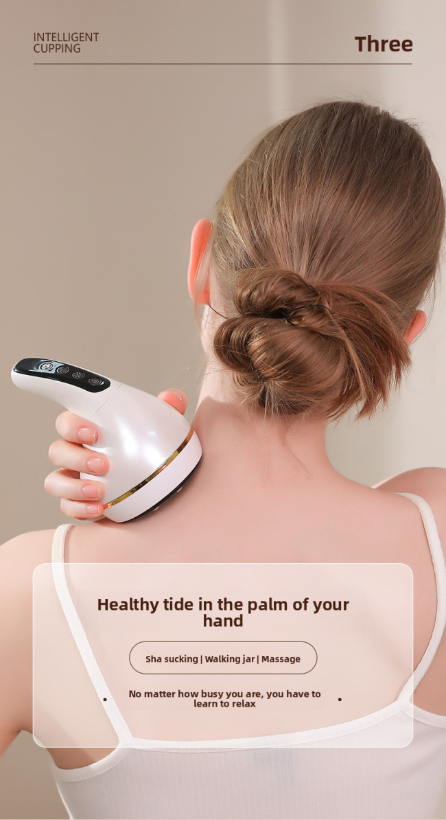 Massager in use demonstration