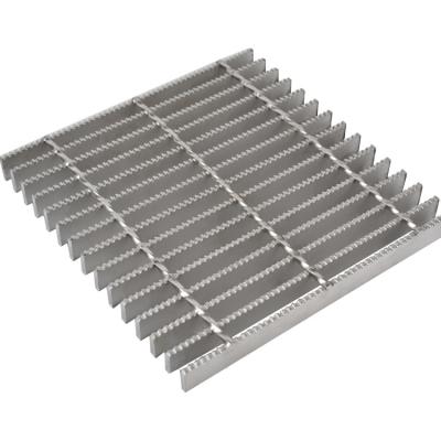 China SS 304 Steel Bar Grating Outdoor Drainage Stainless Steel Grating Serrated Anti Slip grating for sale