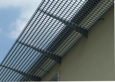 China Canopies Facade Cover Hot Dip Galvanized Steel Grating 3mm Q235 for sale