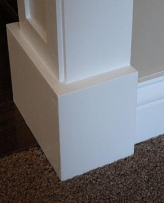 China Economic Mothproof PVC Baseboard / Skirting Board For Indoor Decoration for sale