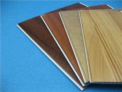 China Monistureproof Hot stamping Wood Grain pvc wall cladding sheets Economic and Recyclable for sale