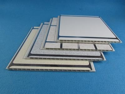 China 250Mm * 8mm * 5.9m DIY plastic wall cladding , Color pvc ceiling boards for Bathroom for sale