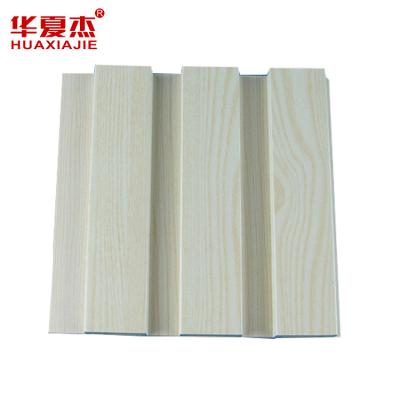 China Exterior Plastic Laminated Wood Plastic Composite Wall Panel / WPC Cladding for sale