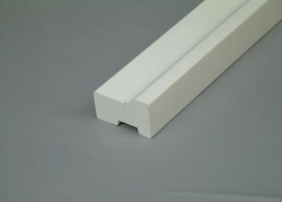 China White Water Proof PVC Decorative Mouldings / 7ft Brick Mold For Decoration for sale