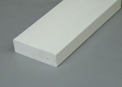 China Woodgrain PVC Trim Board / Trim Plank White Vinyl Board 5/4 x 4 for sale