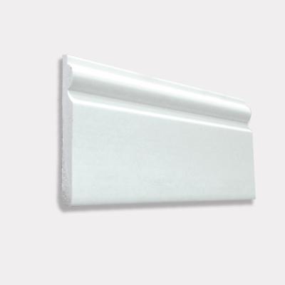 China Wall Skirting  Vinyl PVC Trim Board 95mm X 12mm X 5m Plastic for sale