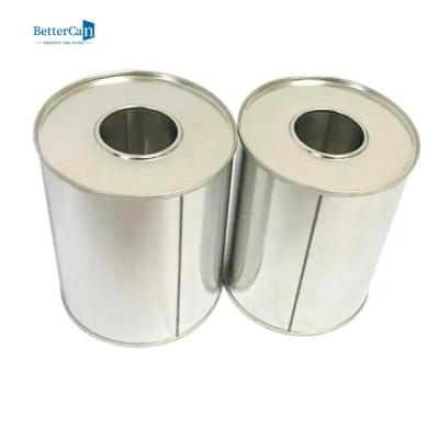 China Metal Tin Container Manufacturers 500ml Paint Tins With Pull Cap for sale