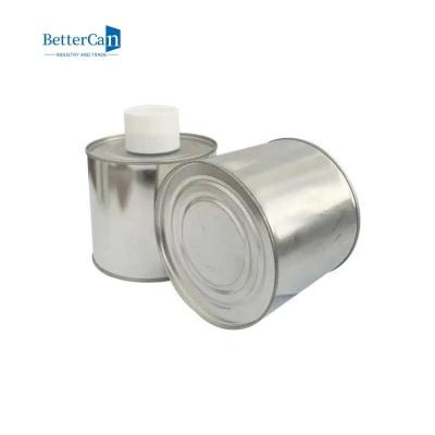 China Metal industrial Tin Can With Plastic Lid das latas 100G da pintura do selo hermético à venda