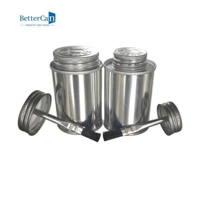 China 118ml Cylindrical Tin Can For PVC / CPVC Glue Cement Packaging ISO9001 for sale