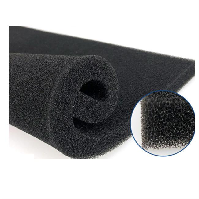 Filter sponge in pond filtration system