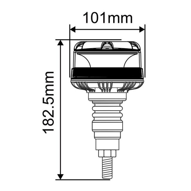IP65 CE Ios Forklift Beacon Light Waterproof Flashing Light China
