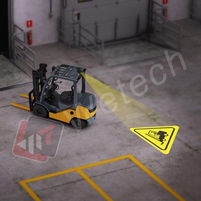Warehouse Waterproof Customized Forklift Warning Gobo Projector