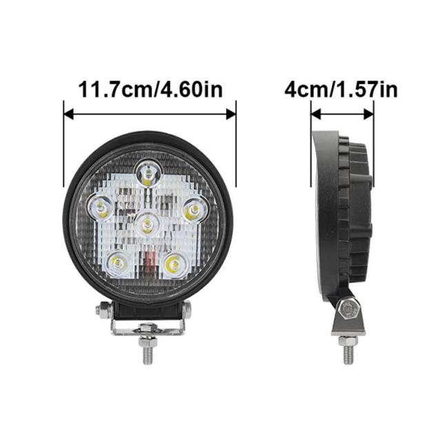 Forklift Tractor Flood Light DC 12V 24V 18W LED Working Light