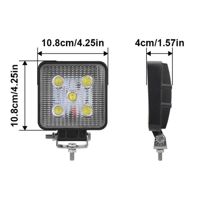 Universal Forklift Light DC 12V 24V 15W LED Work Light
