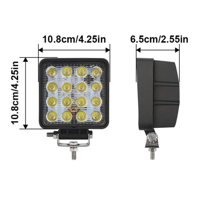 48W Tractor Forklift Truck Floodlight LED Working Light
