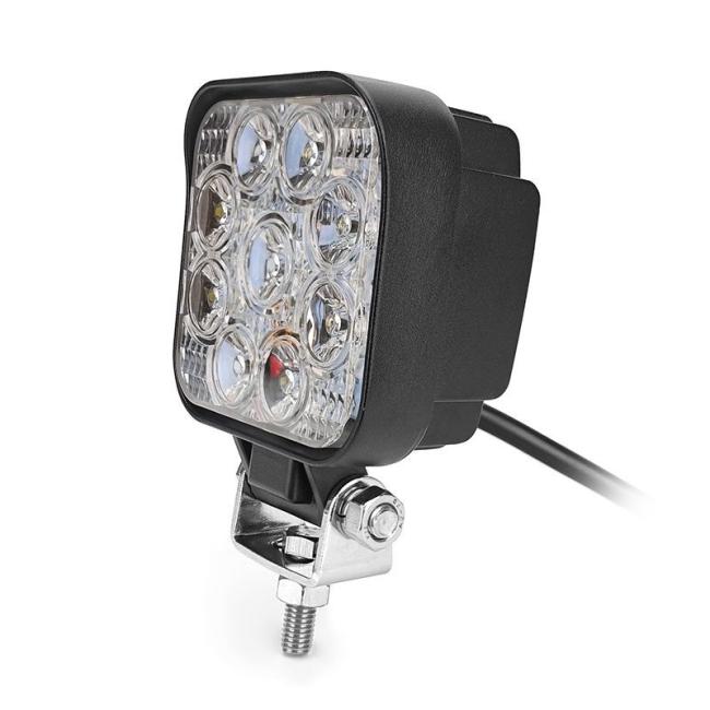 Mini 27W Forklift Truck LED Work Light Square Headlight China