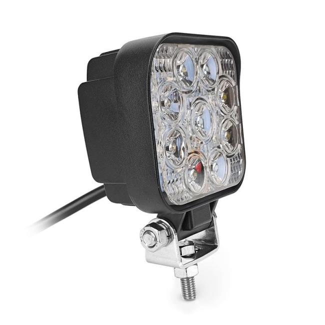 Mini 27W Forklift Truck LED Work Light Square Headlight China