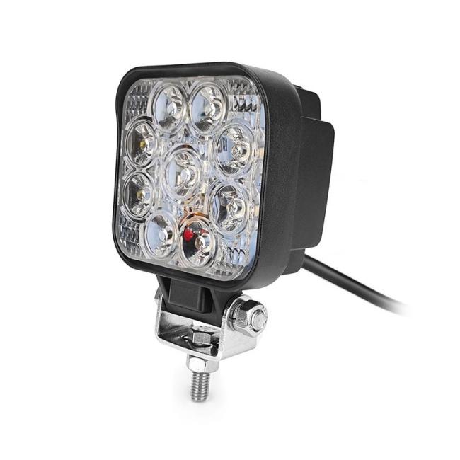 Mini 27W Forklift Truck LED Work Light Square Headlight China