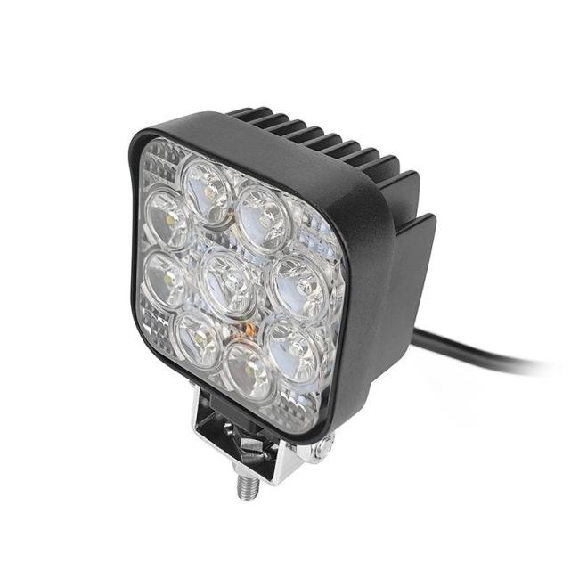 Mini 27W Forklift Truck LED Work Light Square Headlight China
