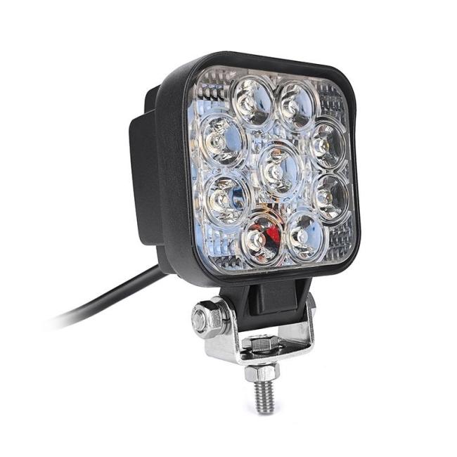 Mini 27W Forklift Truck LED Work Light Square Headlight China