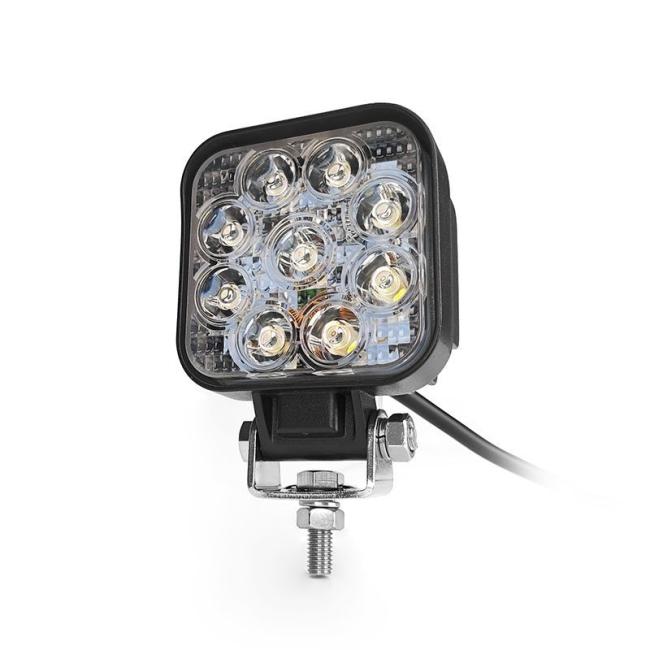 Mini 27W Forklift Truck LED Work Light Square Headlight China