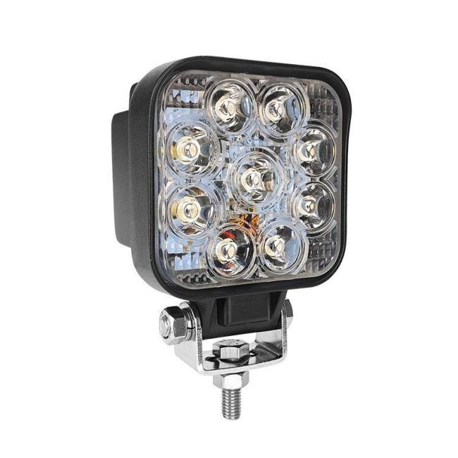 Mini 27W Forklift Truck LED Work Light Square Headlight China