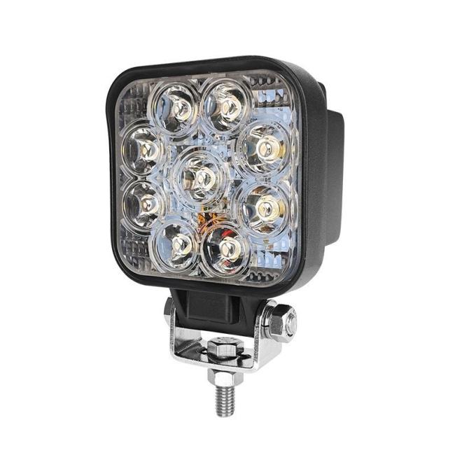 Mini 27W Forklift Truck LED Work Light Square Headlight China