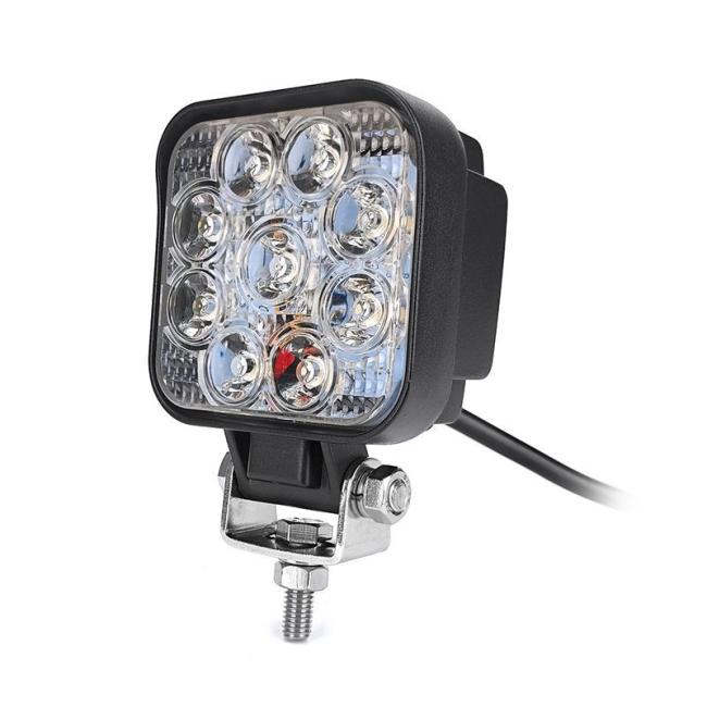 Mini 27W Forklift Truck LED Work Light Square Headlight China