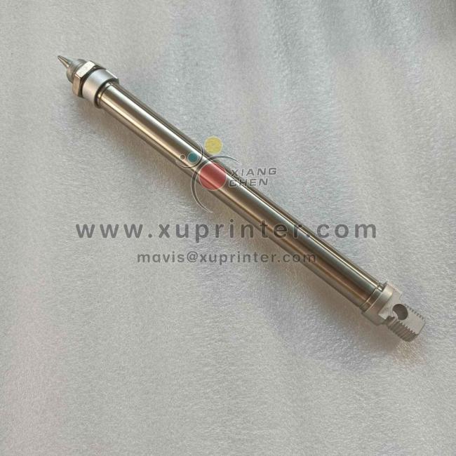 Close-up view of KBA machine replacement parts