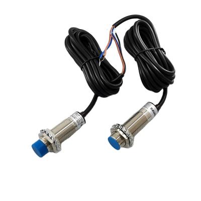 China AC90-250V NO 2-wire LM12-2004A Proximity Switch Non-flush Type 4mm Detection Distance Inductive Proximity Sensor for sale