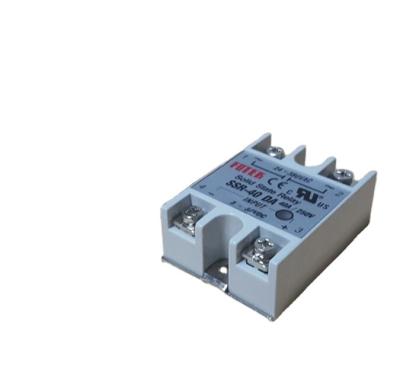 China Industrial Solid State Relay SSR 40A with Protective Flag SSR-40DA 40A DC control AC for sale