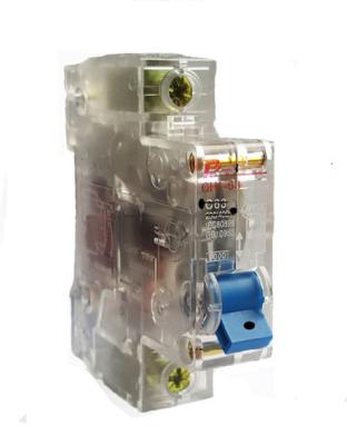 China Transparent DZ47 32A 1P+N Leakage protection Residual current Circuit breaker RCBO for sale
