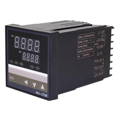 China PID control thermostat REX-C700 thermocouple RTD multi-input relay output intelligent temperature controller for sale