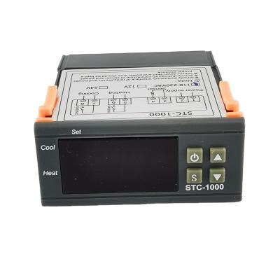 China digital thermostat STC-1000 110-220VAC 12VDC 24VDC pid temperature controller for sale