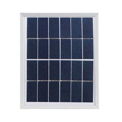 China Solar glass panel 6V 3W garden light accessories for sale