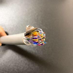 China 24AWG Phone Line Extension Cable Paper Drum Package for sale