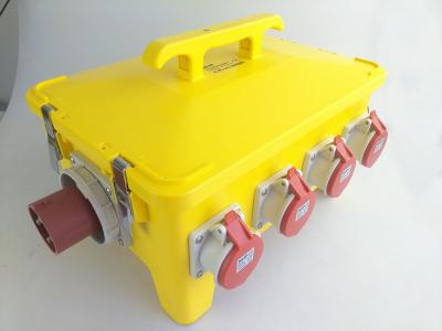 China 125A 36 Ways Mobile Power Distribution Box Linear Low Density Polyethylene Shell for sale