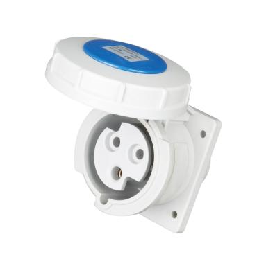 China IP67 Waterproof 3 Phase Plug Socket 50 - 60 Hz Frequency 230V Rated Voltage for sale