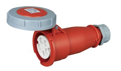 China Conector impermeável vermelho do soquete da tomada com resistência térmica de calor elevado da tampa à venda