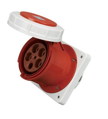 China 5 Poles Plug And Socket Connectors , Panel Mounted Waterproof Plug And Socket for sale